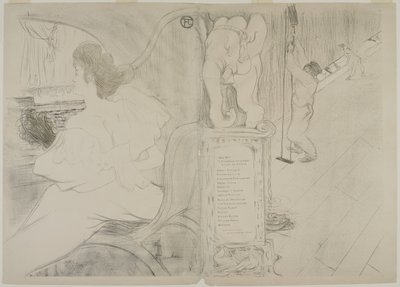 Cover for The Original Print, 1895 by Henri de Toulouse Lautrec